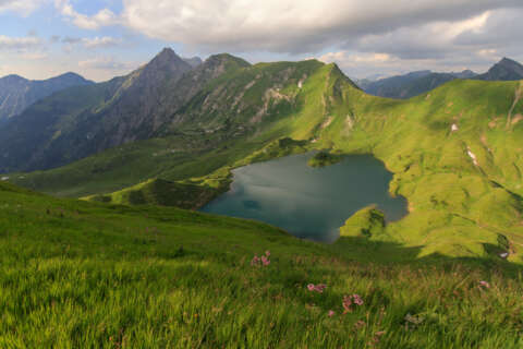 Sommerurlaub in Süddeutschland: Schrecksee Allgäuer Alpen