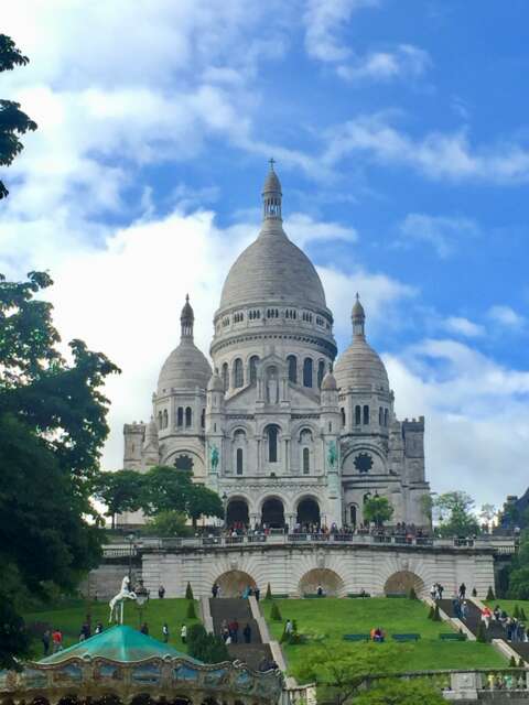 Paris: Blick auf die Sacre Coeur