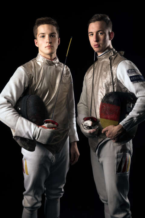 Olympia-PerspektivTeam: Gemeinschaftsfoto von Tom Löhr auf der linken Seite und Markus Praus rechts.