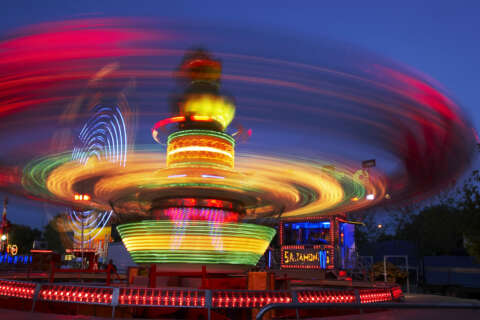 Niedriger Blutdruck: Schwindel - schnell drehende Jahrmarktattraktion